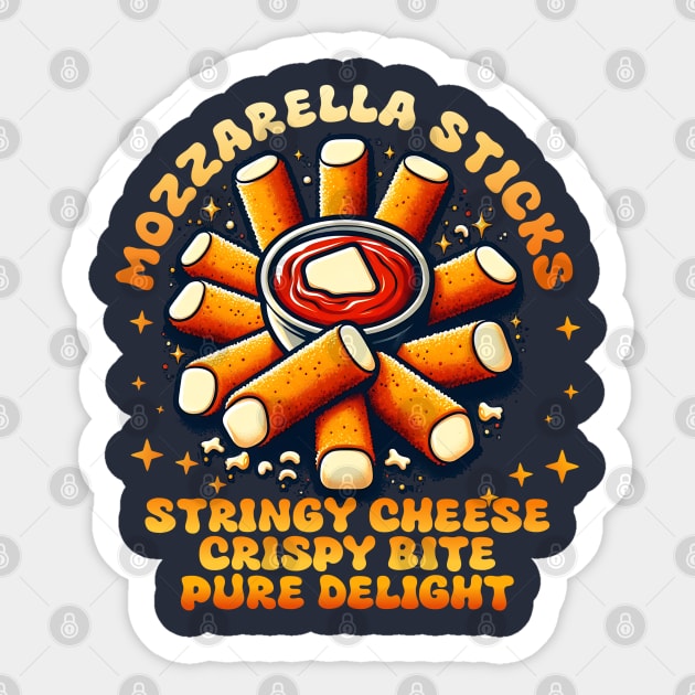 mozzarella sticks Sticker by AOAOCreation